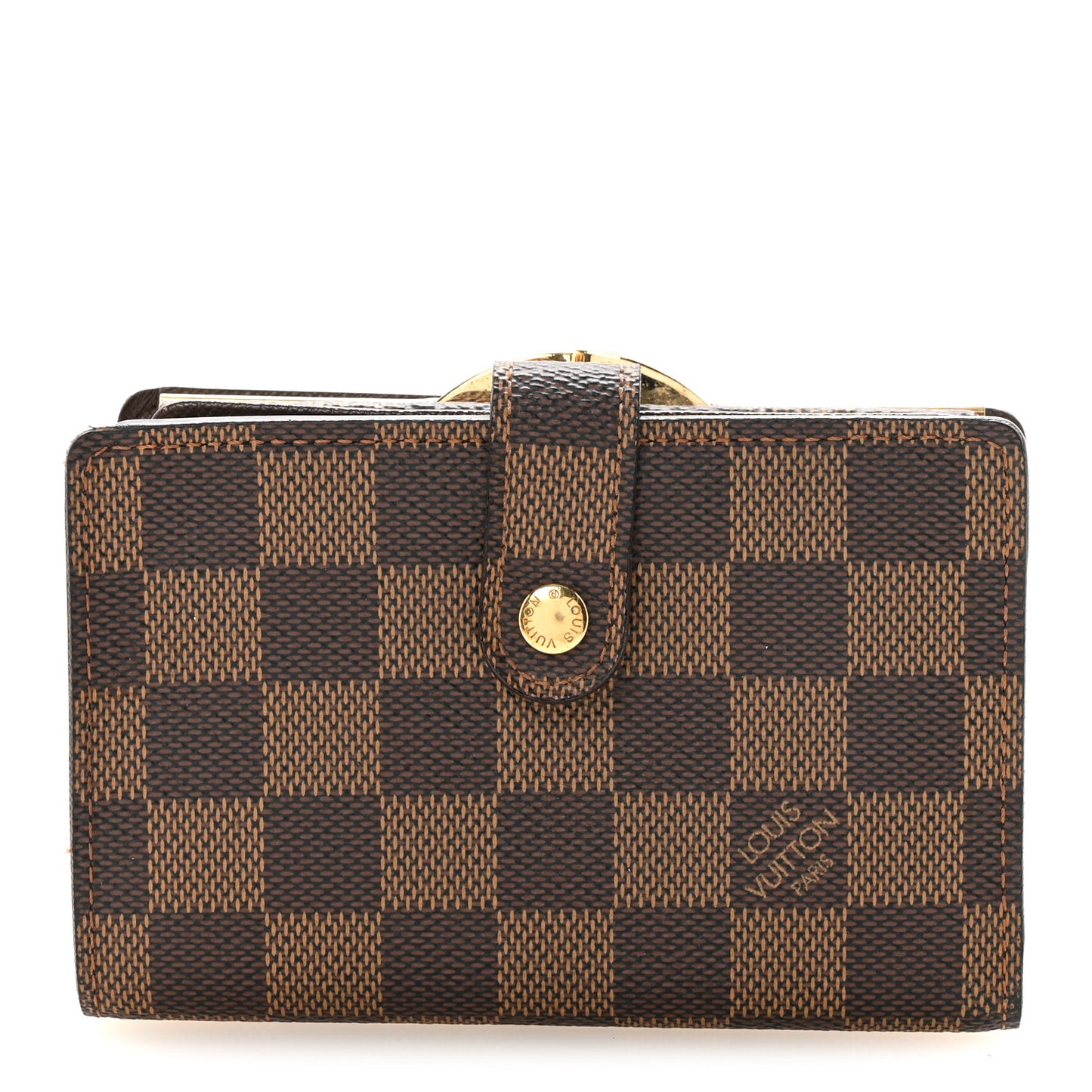Damier Ebene French Purse Wallet