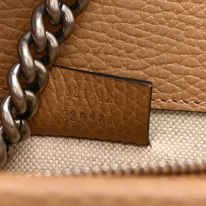 Gucci Dollar Calfskin Crystal Small Dionysus Shoulder Bag Natural Tan Black Diamond 7 of 11