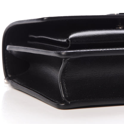 Saint Laurent Calfskin Monogram Sunset Chain Wallet Black 8 of 10