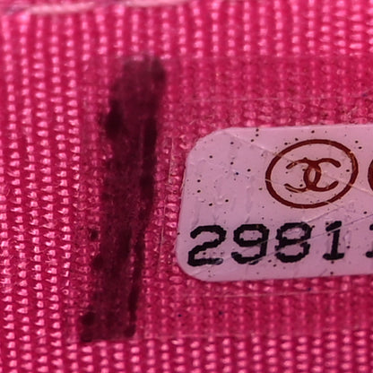 Chanel Lambskin Quilted CC Pearl Crush Wallet on Chain WOC Pink 8 of 11