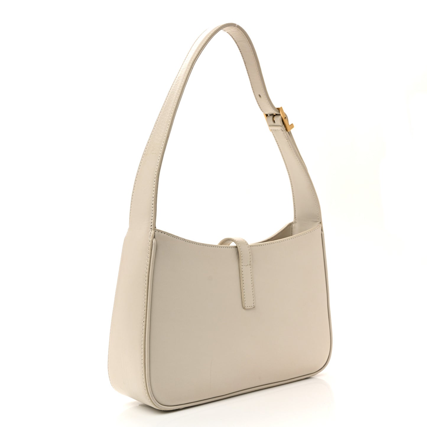 Smooth Calfskin Le 5 A 7 Hobo Blanc Vintage