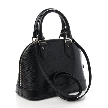 Louis Vuitton Epi Alma BB Black 3 of 11