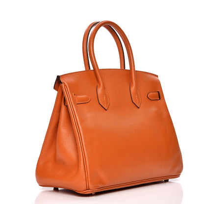 Hermes Epsom Birkin 30 Orange 3 of 41