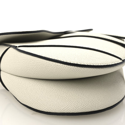 Christian Dior Grained Calfskin Saddle Bag With Strap Latte 9 of 10