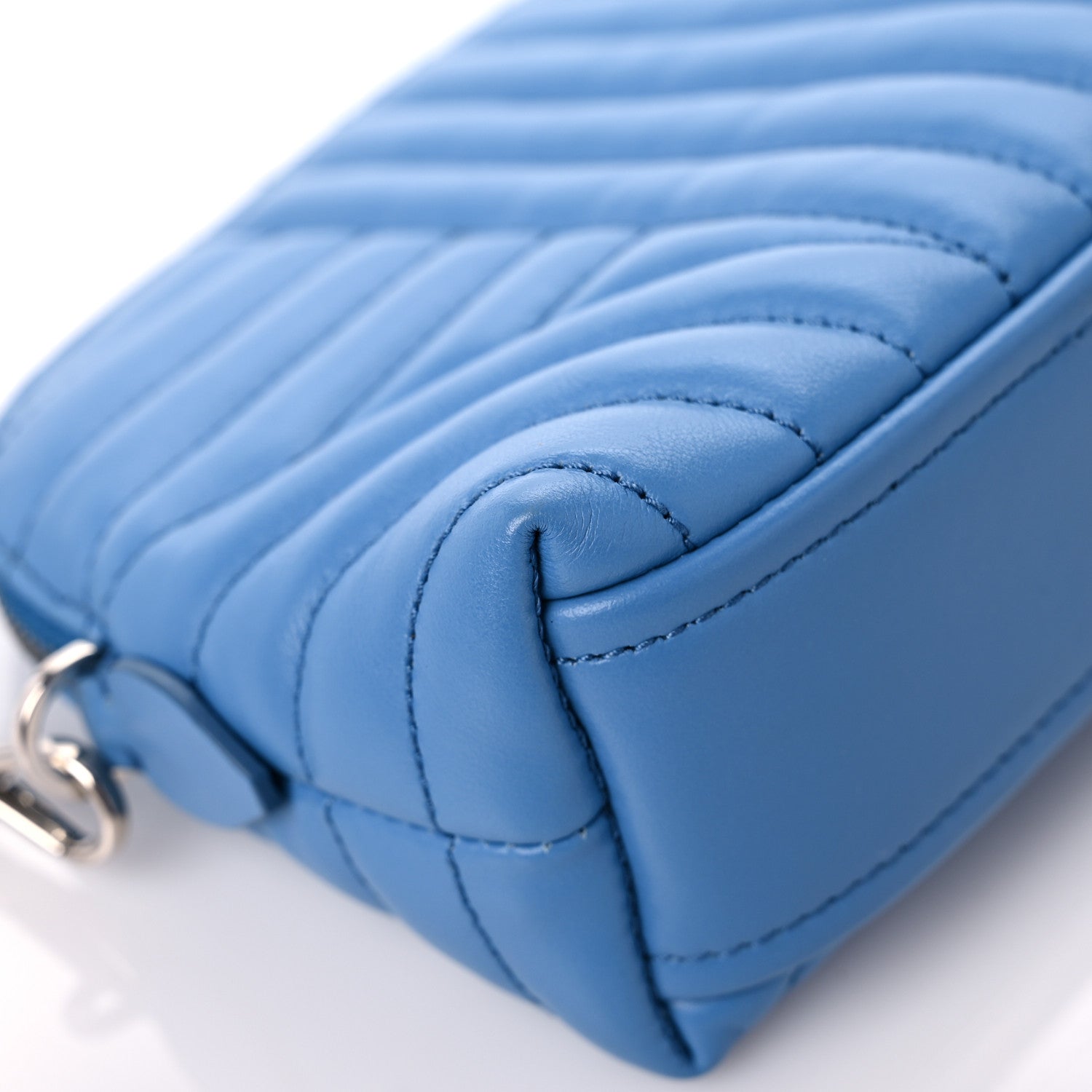 Prada Soft Calfskin Diagramme Wristlet Pouch Bag Astrale 9 of 11