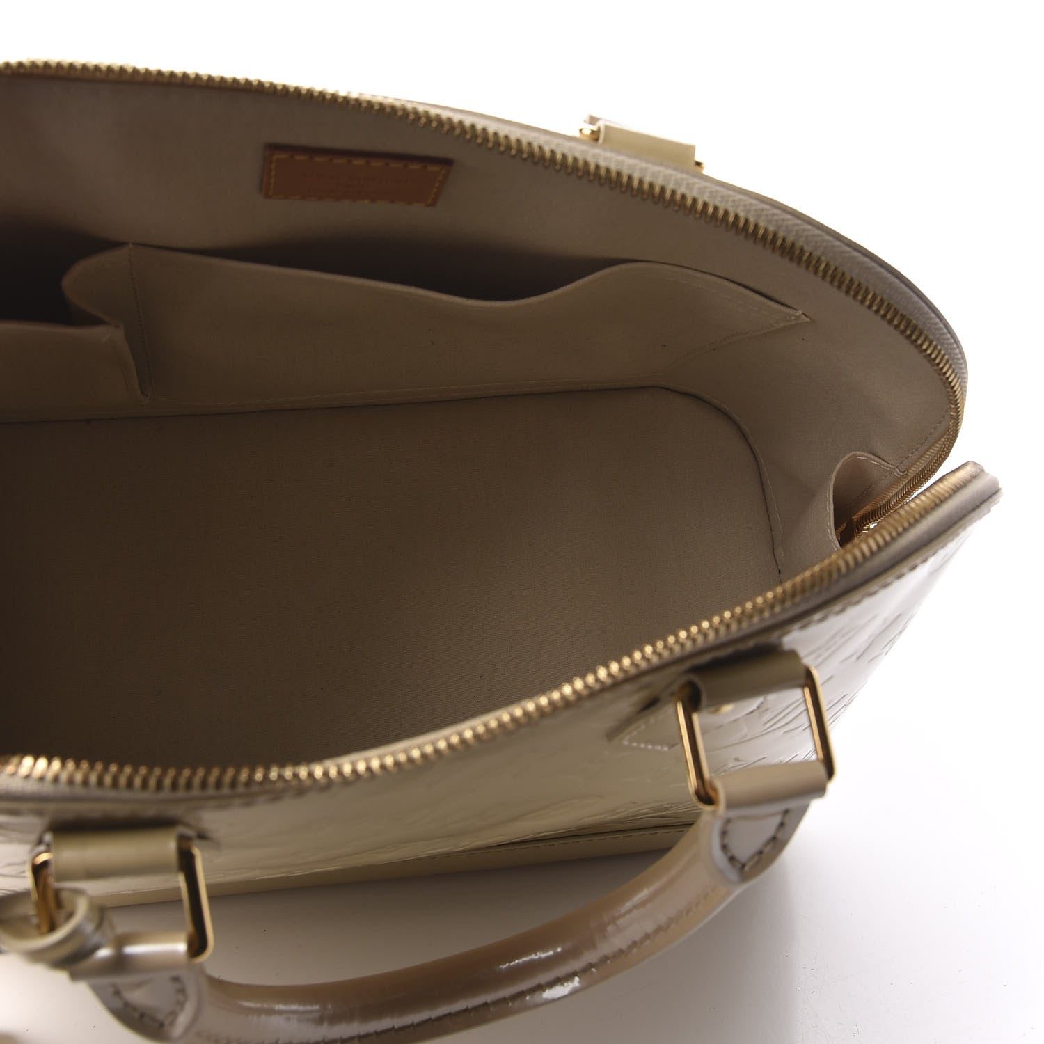 Louis Vuitton Vernis Alma PM Blanc Corail 7 of 9
