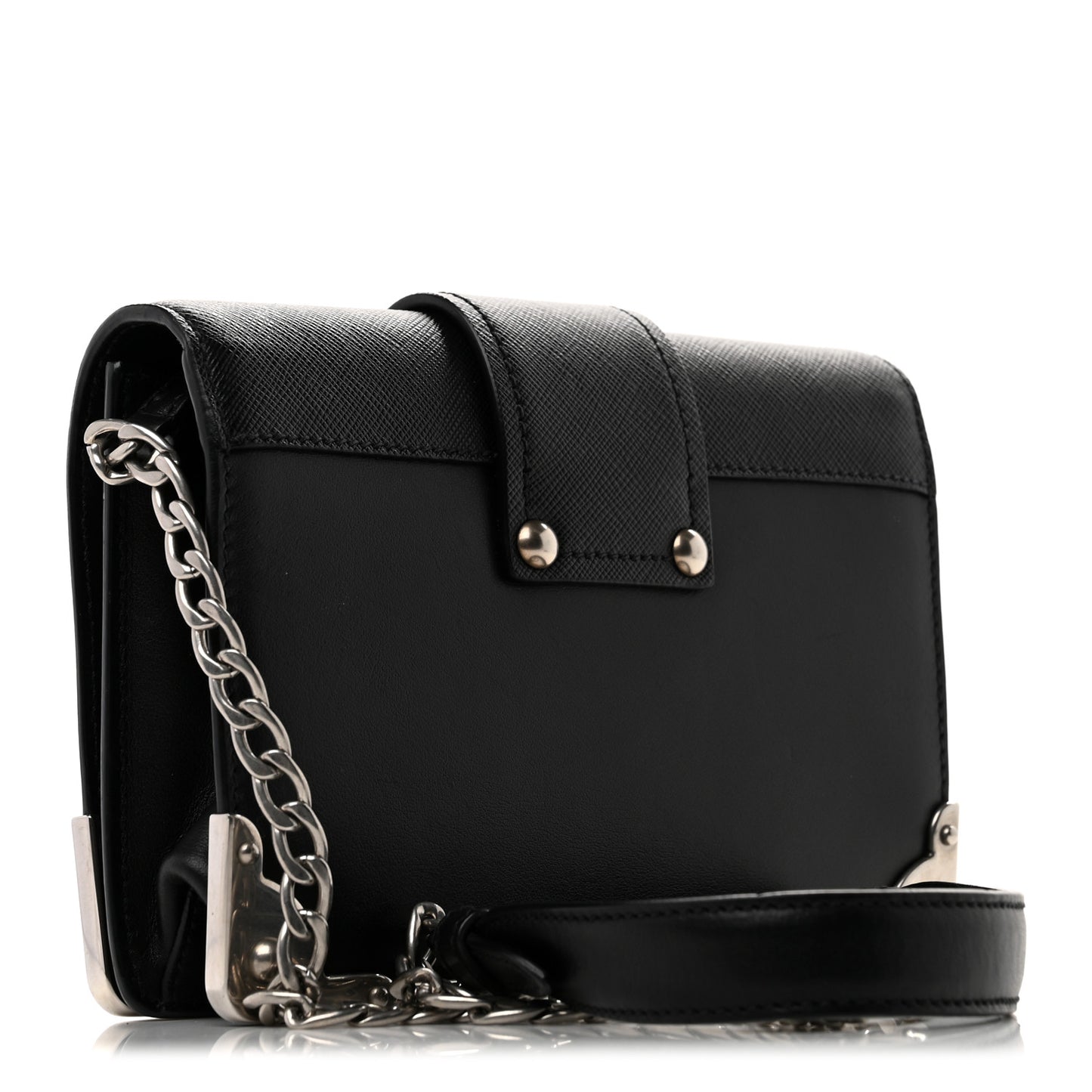 City Calf Saffiano Cahier Astrology Bag Black