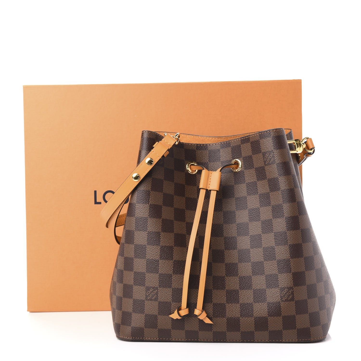 Louis Vuitton Damier Ebene Neonoe MM Safran 11 of 11