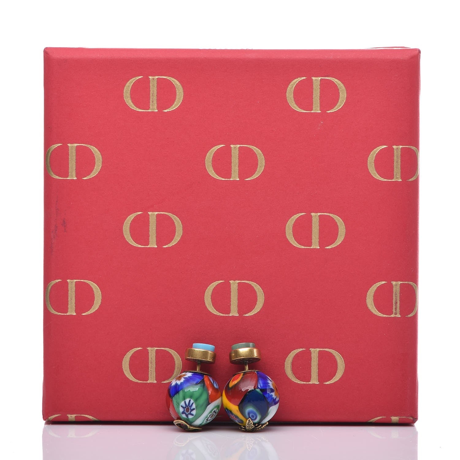 Christian Dior Printed Mise En Dior Tribal Earrings Multicolor 5 of 5