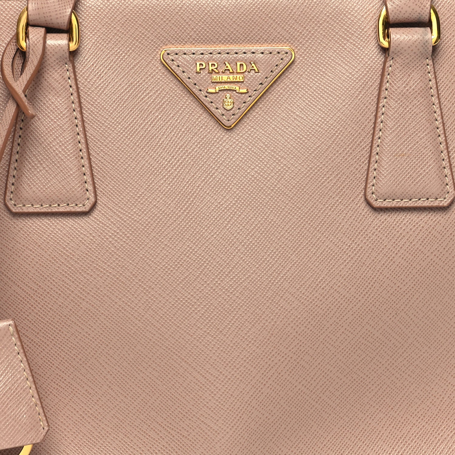 Prada Saffiano Small Galleria Double Zip Tote Cammeo 7 of 9