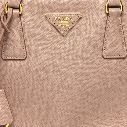 Prada Saffiano Small Galleria Double Zip Tote Cammeo 7 of 9