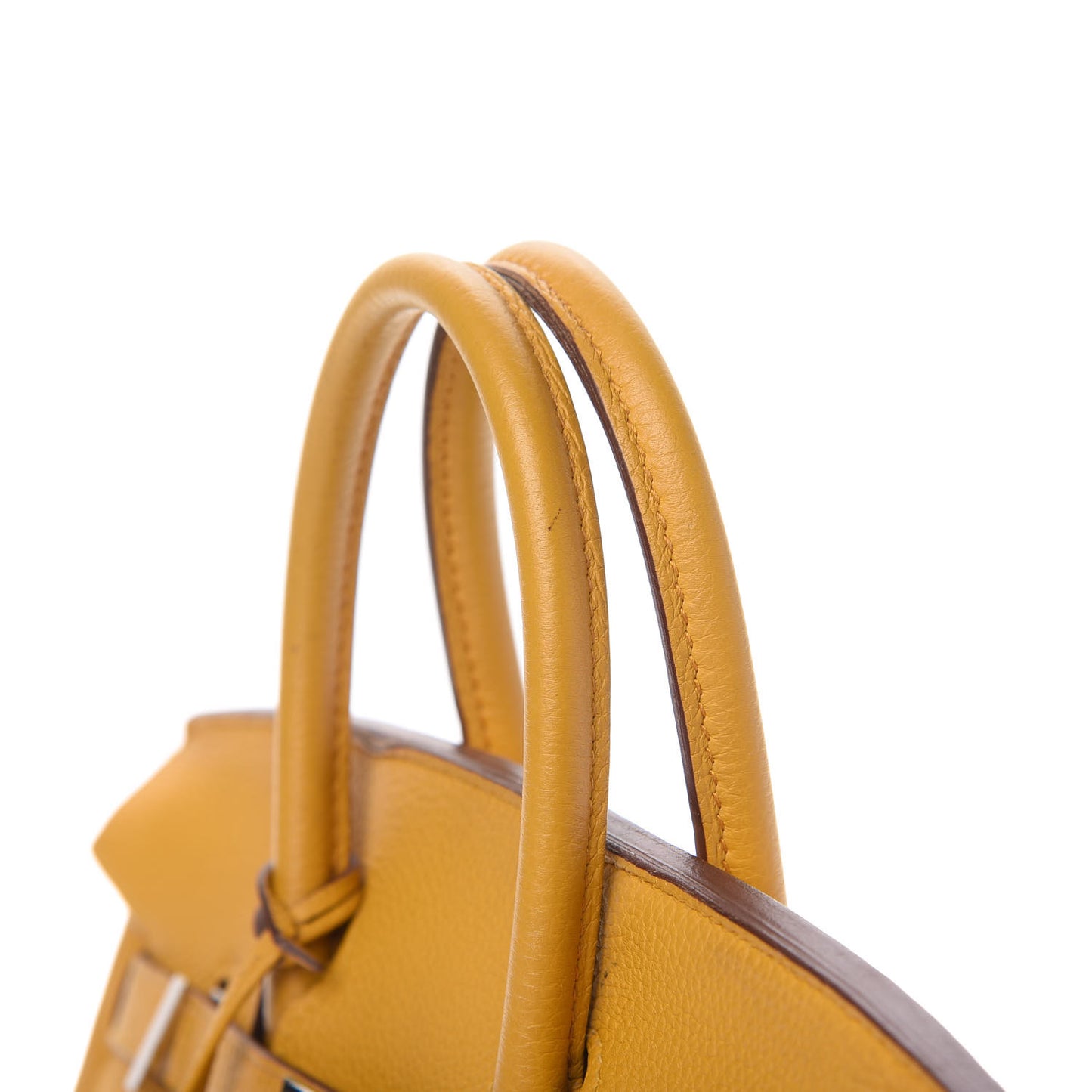 Togo Birkin 25 Jaune Ambre