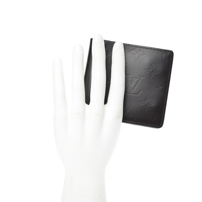 Louis Vuitton Monogram Glace Compact Wallet Cafe Brown 2 of 7