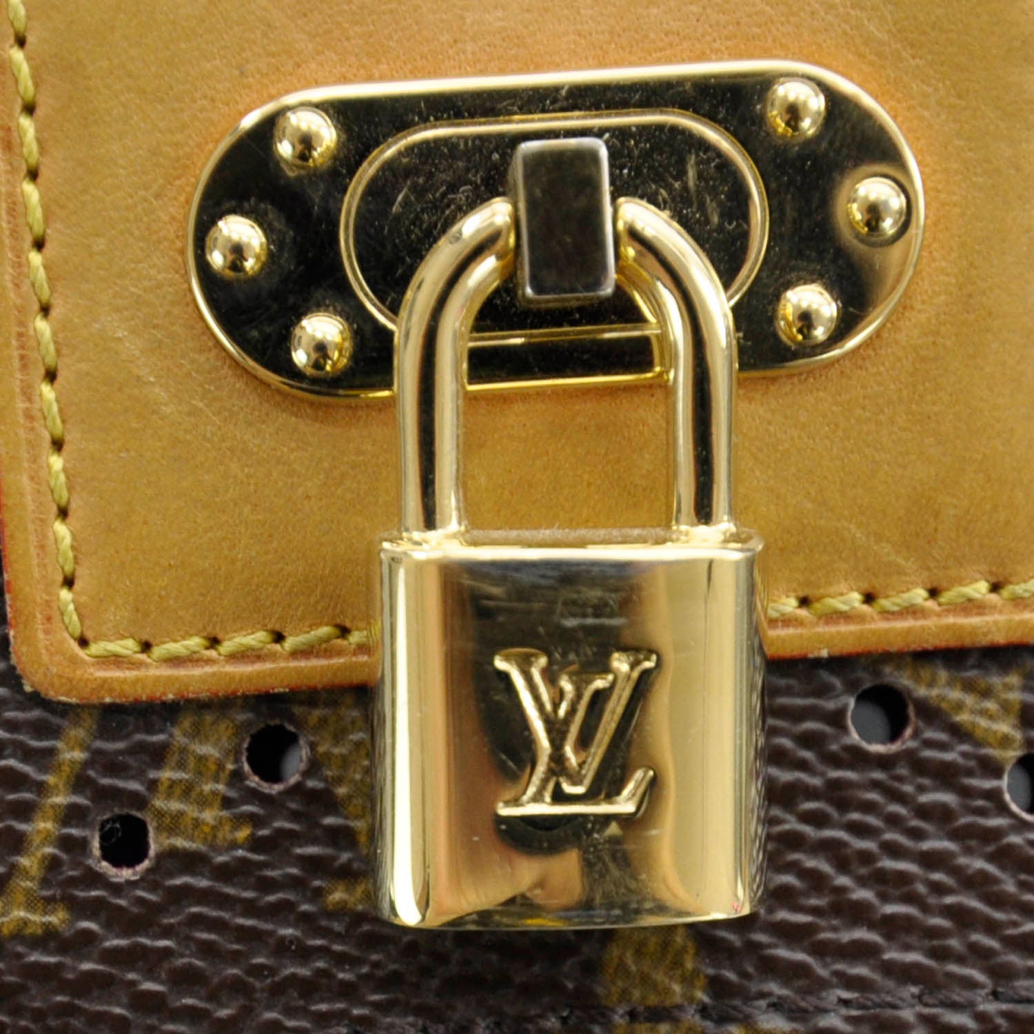 Louis Vuitton Monogram Perforated Pochette Accessories Bag Fuchsia 6 of 9