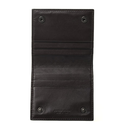 Bottega Veneta Nappa Intrecciato Card Holder Ebano 3 of 3