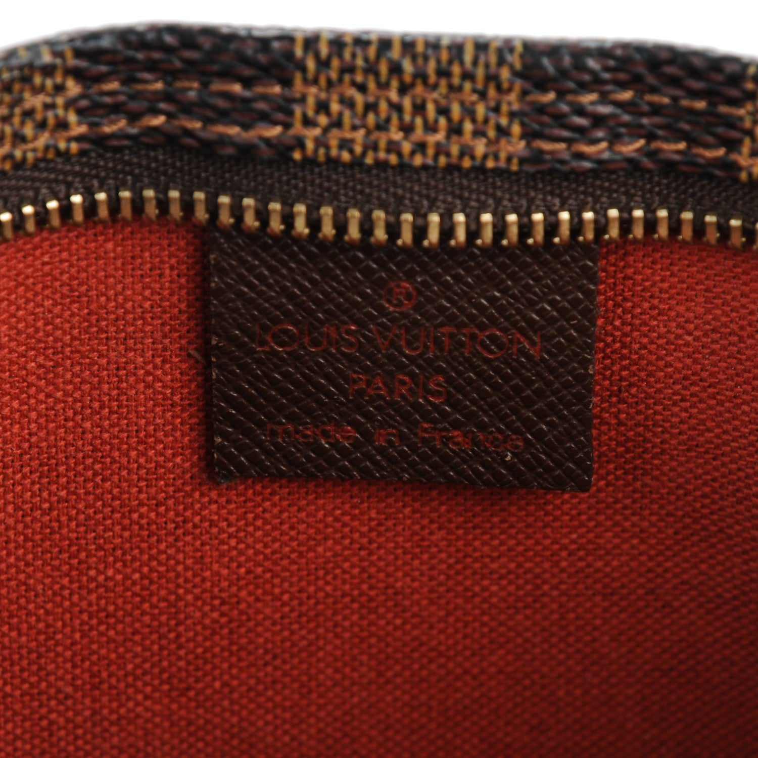 Louis Vuitton Damier Ebene Trousse Make Up Bag Pochette 7 of 8