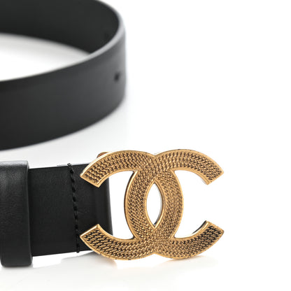 Chanel Calfskin CC Belt 70 28 Black 8 of 10