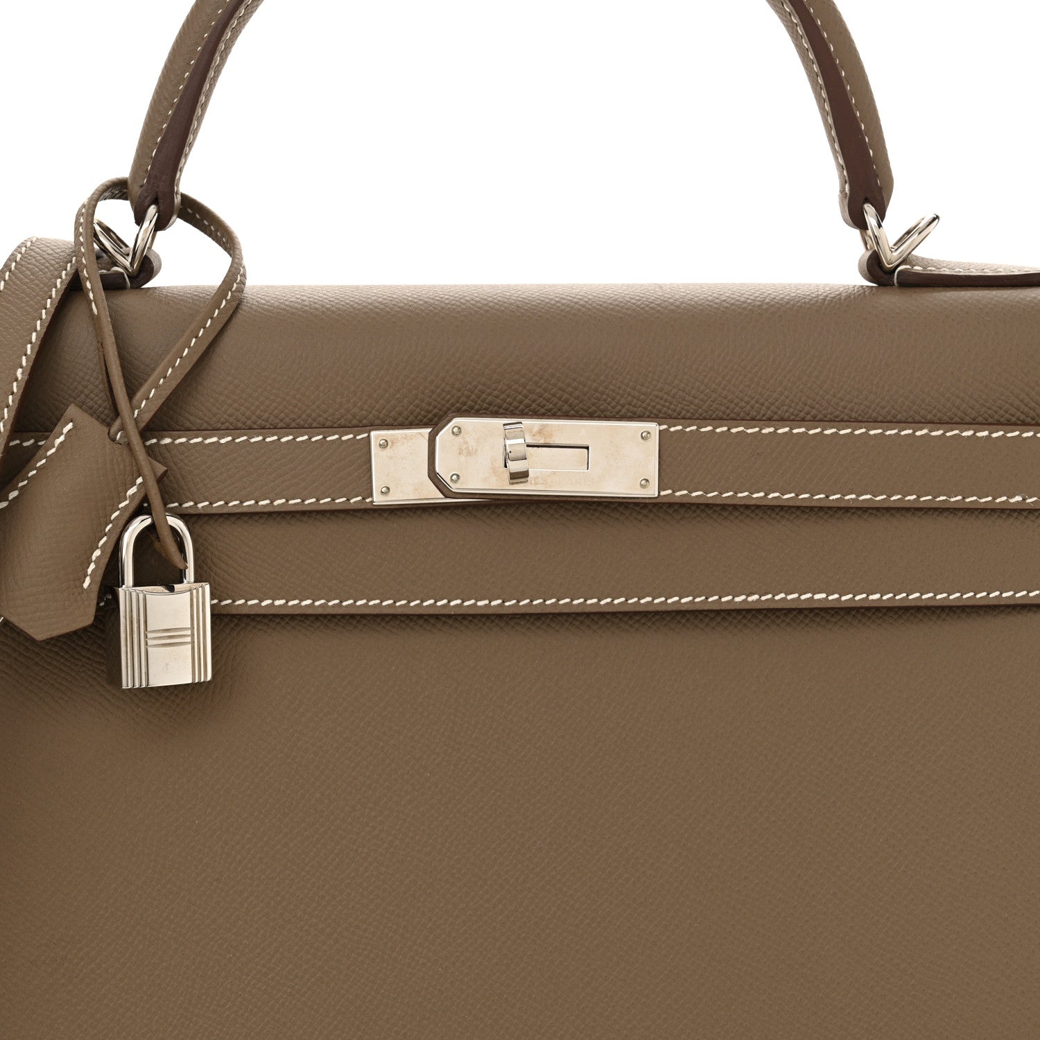 Hermes Epsom Kelly Sellier 32 Etoupe 8 of 10
