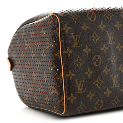 Louis Vuitton Monogram Perforated Speedy 30 Fuchsia 8 of 11