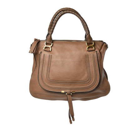 Chloe Calfskin Large Marcie Satchel Nut 1 of 11