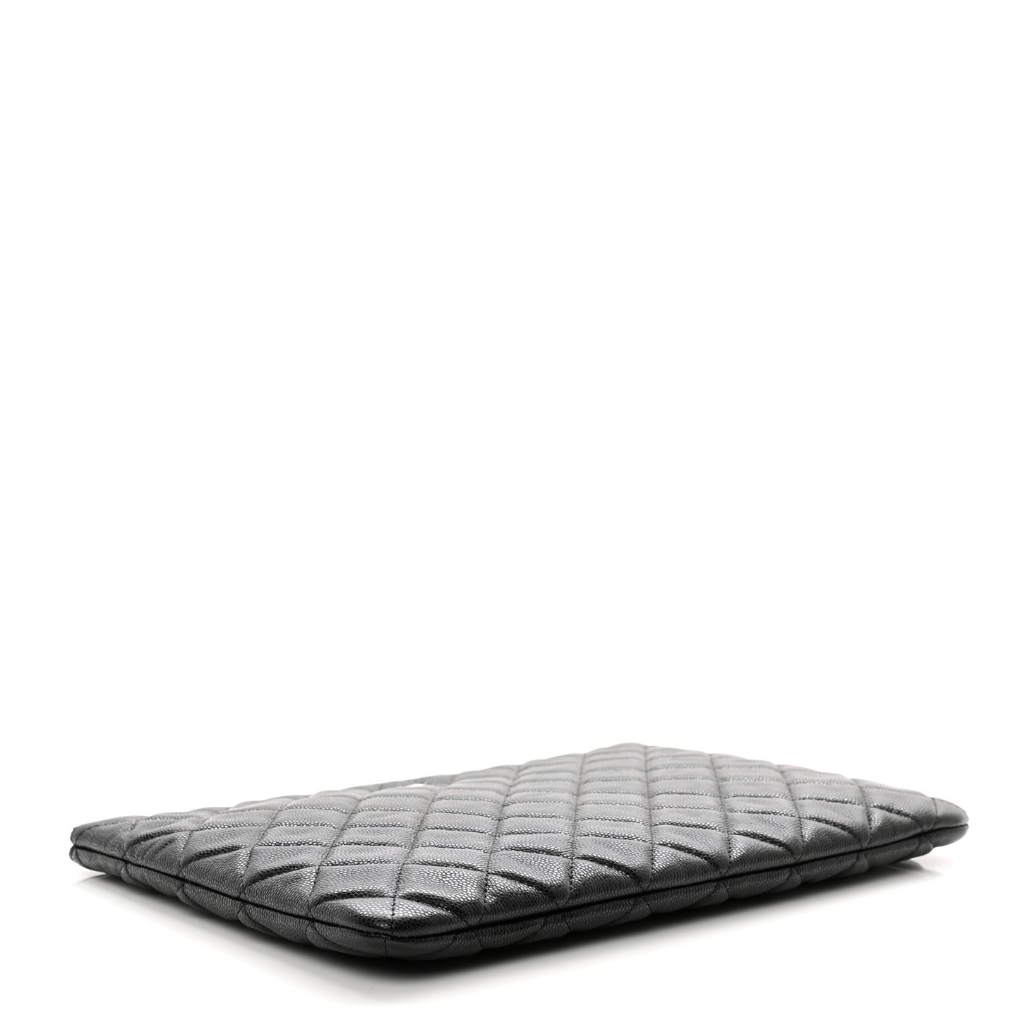 Caviar Quilted Medium Cosmetic Case Black