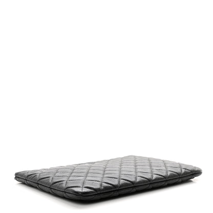 Chanel Caviar Quilted Medium Cosmetic Case Black 4 of 7