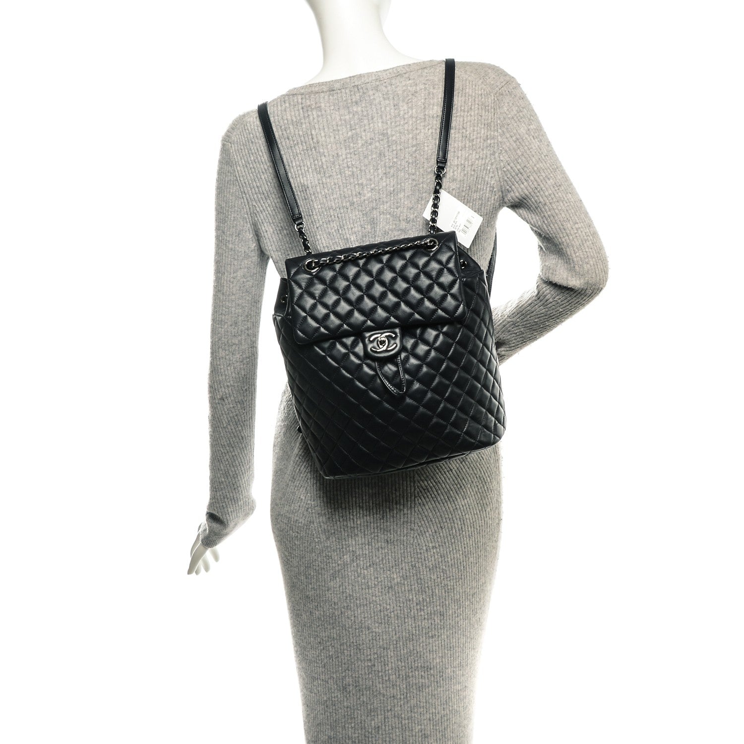 Chanel Lambskin Quilted Large Urban Spirit Backpack Dark Navy 2 of 7