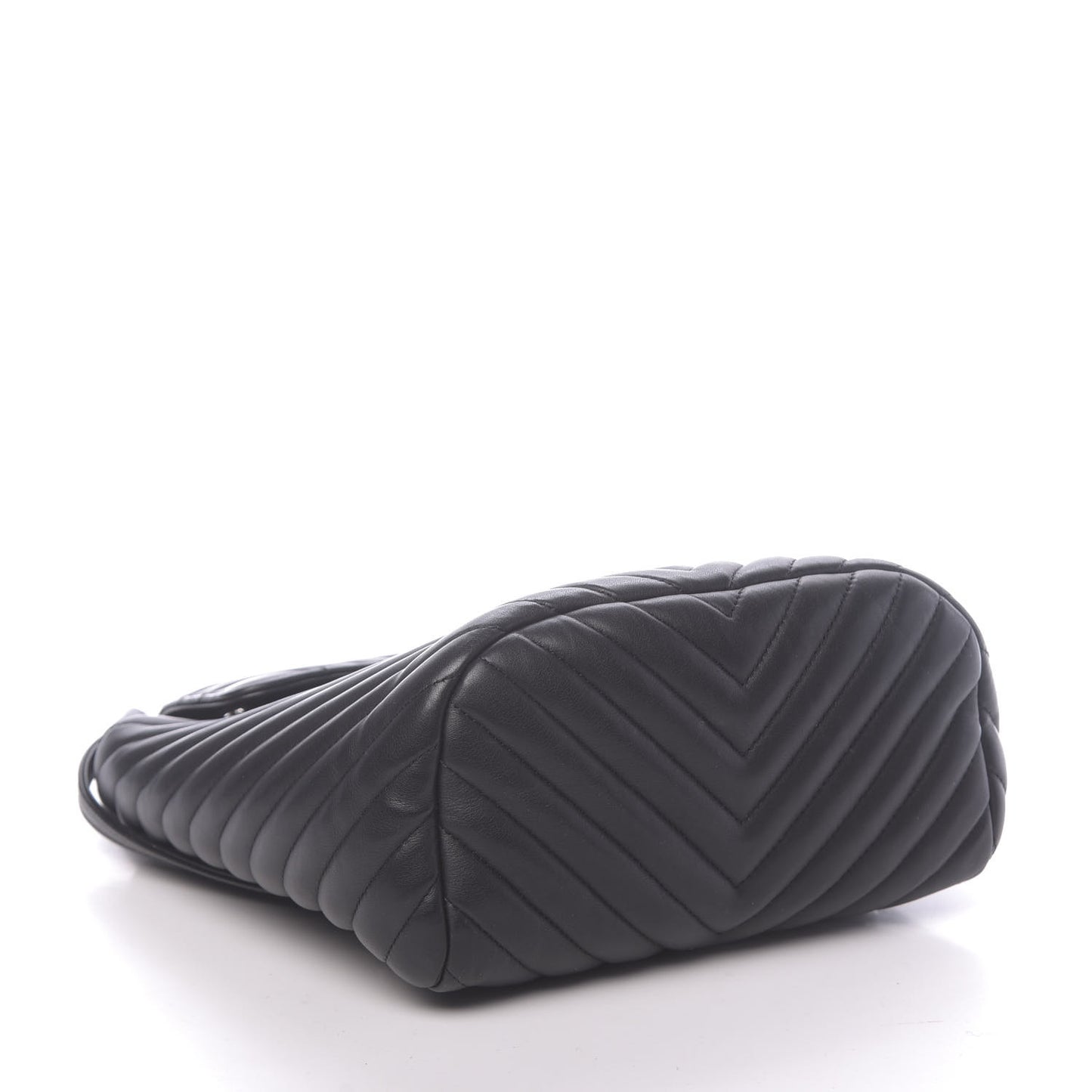 Lambskin Chevron Quilted Small Urban Spirit Backpack Black
