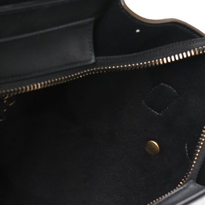 Celine Bullhide Calfskin Grained Nubuck Mini Tri-Color Luggage Khaki 12 of 23