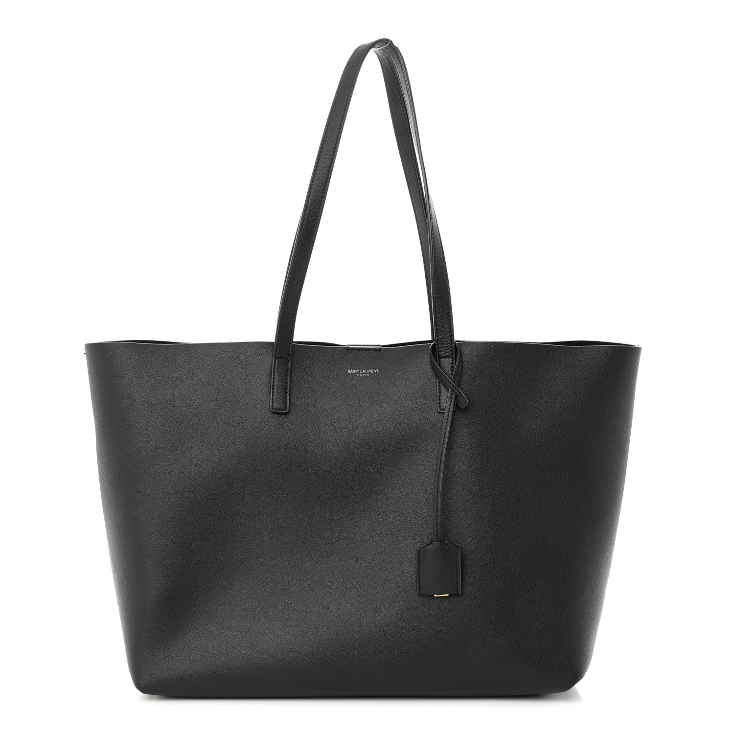 Saint Laurent Calfskin Large Shopping Tote Black 3 of 13