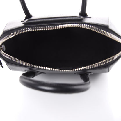 Givenchy Sugar Goatskin Striped Small Antigona Black Red 5 of 14