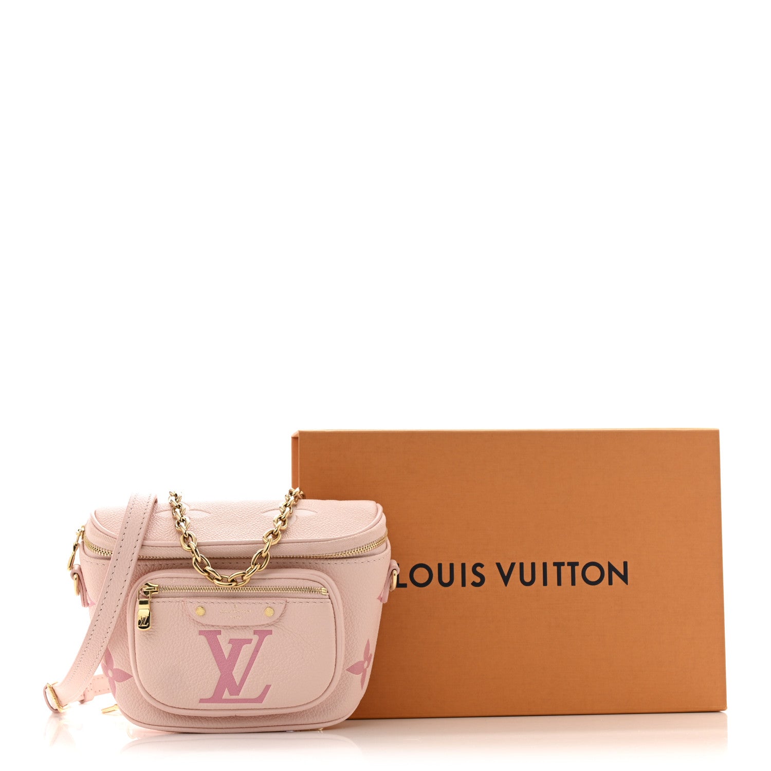 Louis Vuitton Empreinte Monogram Giant Mini Bumbag Gradient Pink