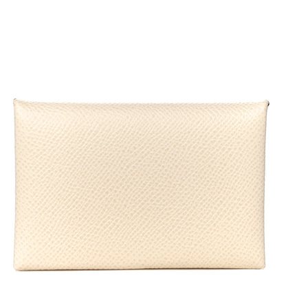 Hermes Epsom Calvi Card Case Nata 1 of 10