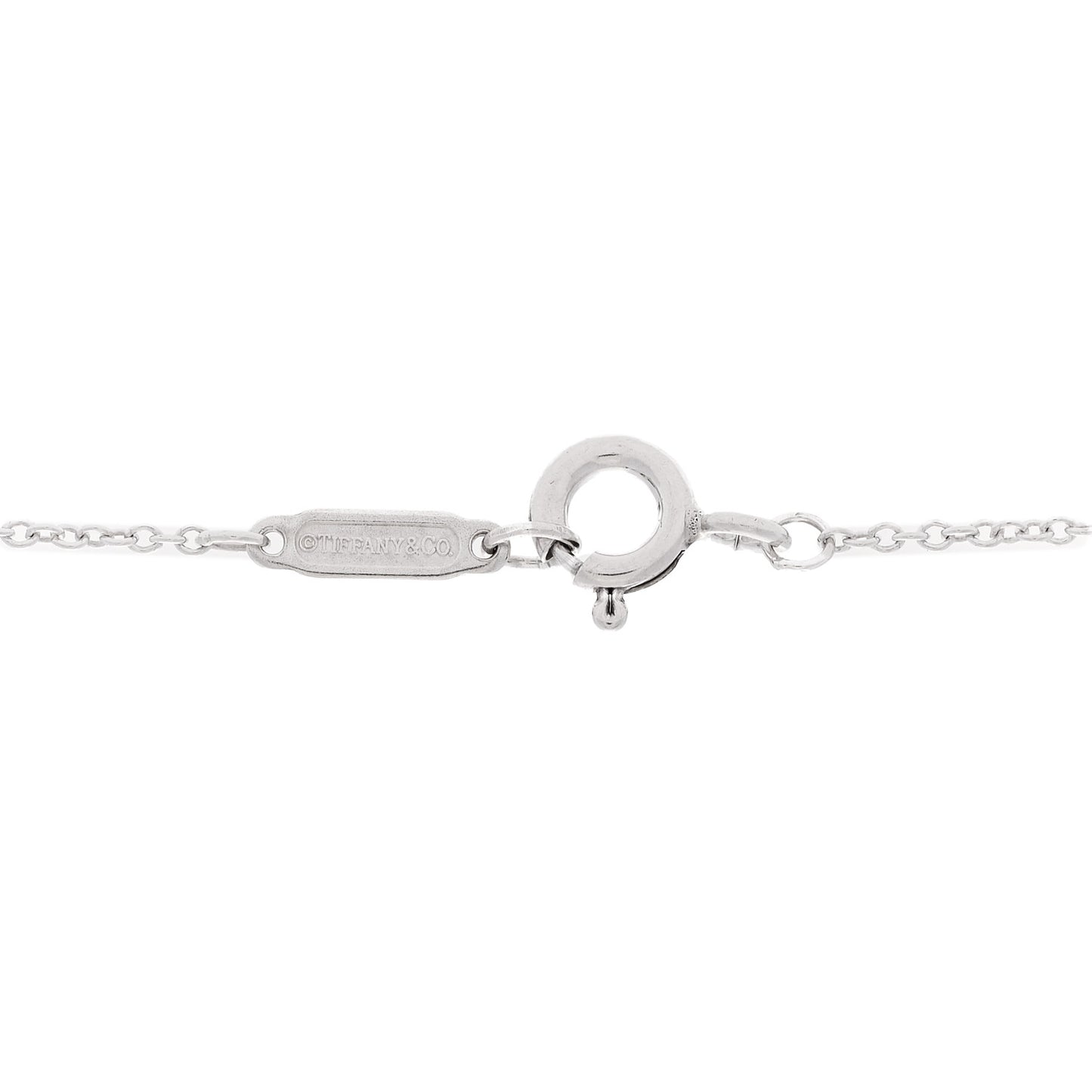 Sterling Silver Oval Key Pendant Necklace