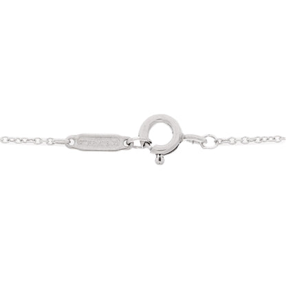 Tiffany Sterling Silver Oval Key Pendant Necklace 4 of 5