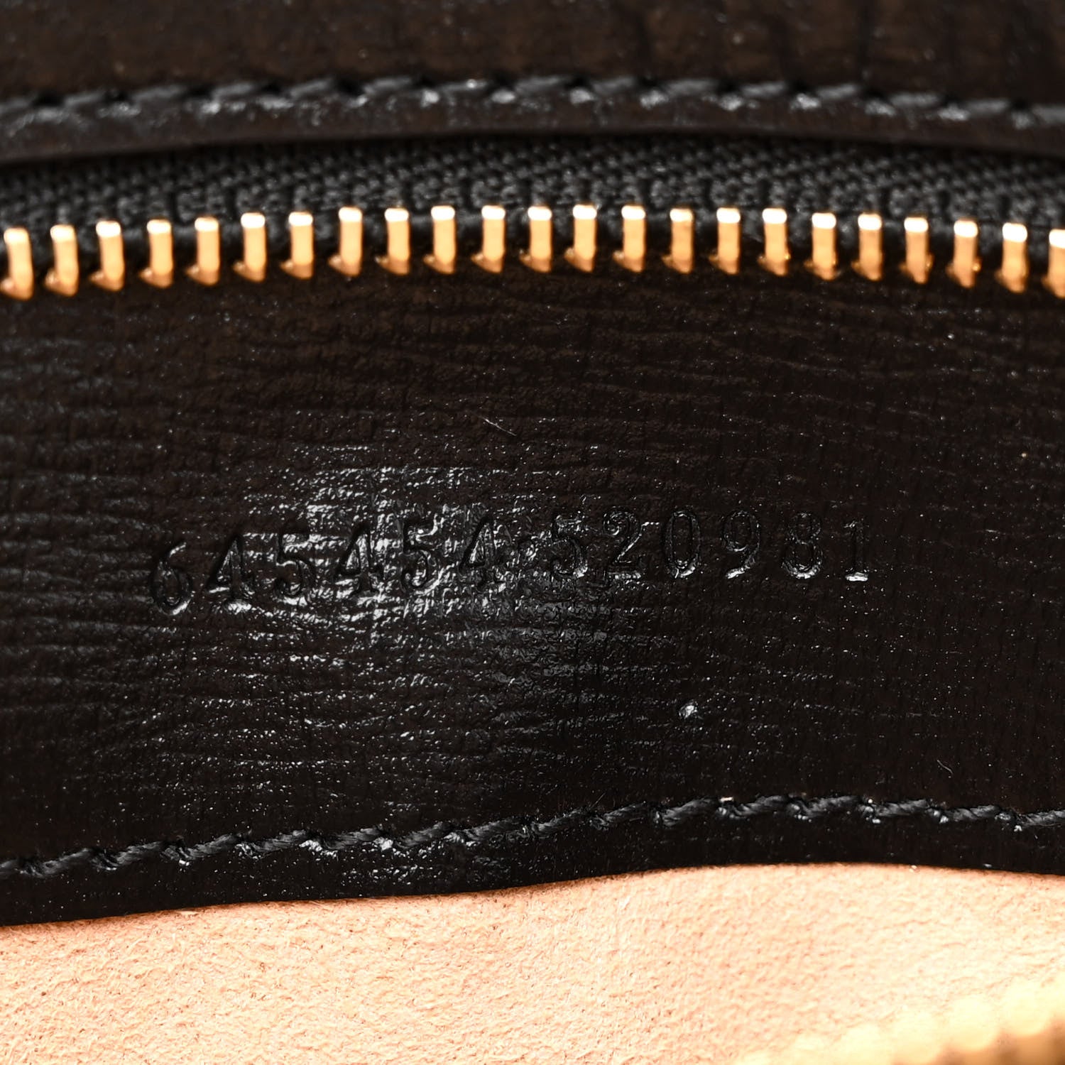 Gucci Textured Calfskin Small Horsebit 1955 Shoulder Bag Black 7 of 12