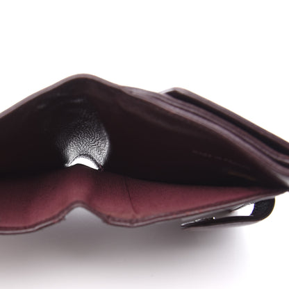 Chanel Caviar Timeless CC Compact Flap Wallet Burgundy 8 of 15