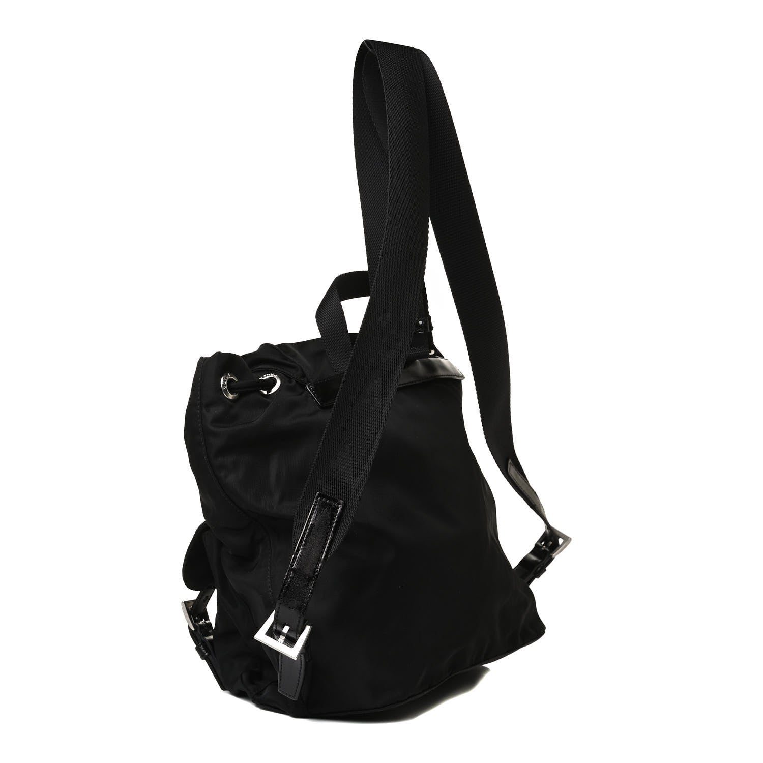 Prada Tessuto Nylon Small Backpack Black 3 of 16