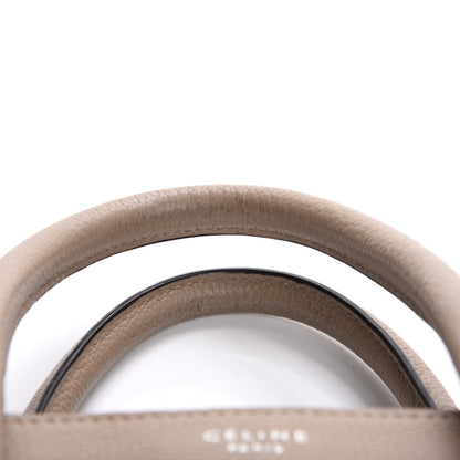Celine Drummed Calfskin Mini Luggage Dune 8 of 14