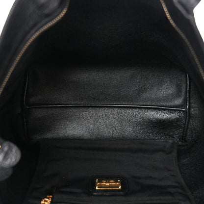Salvatore Ferragamo Calfskin Medium Tote Black 5 of 10