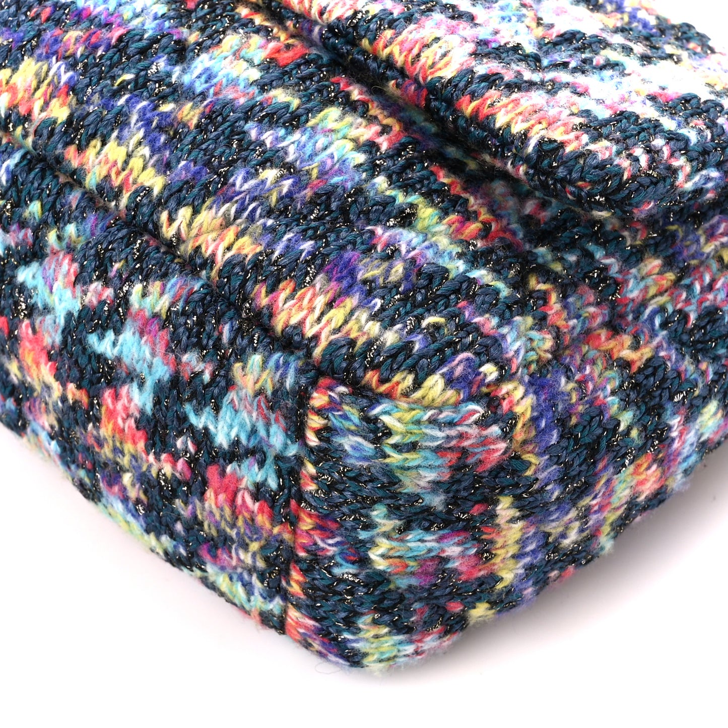 Tweed Quilted Medium Chanel 19 Flap Dark Multicolor