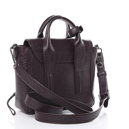 3.1 Phillip Lim 3.1 Textured Calfskin Mini Pashli Satchel African Violet 3 of 13