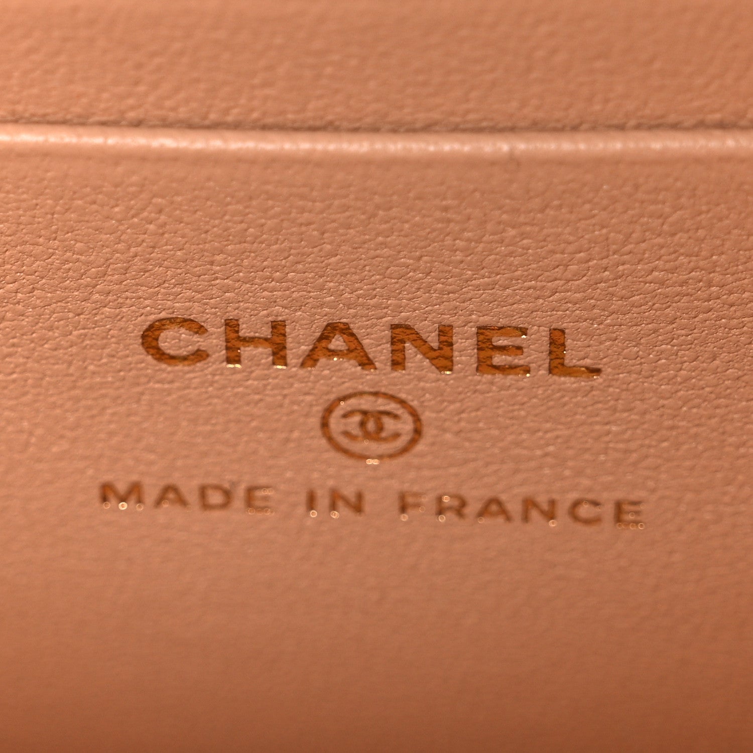 Chanel Lambskin Quilted Small Top Handle Vanity Case With Chain Beige 5 of 9