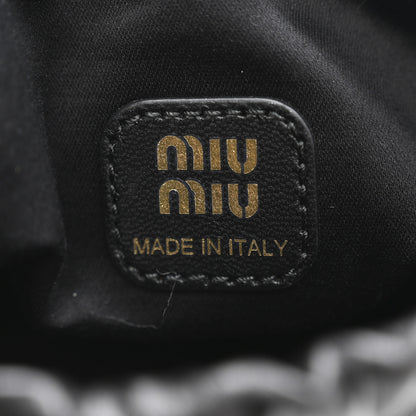 Miu Miu Nappa Pouch Black 6 of 6