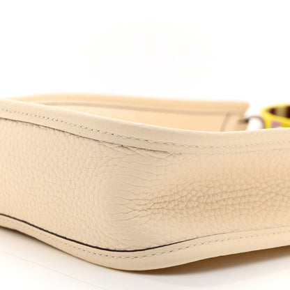 Hermes Taurillon Clemence Maxi Quadrille Evelyne TPM Nata Citron Rouge H Mauve Sylvestre 10 of 11
