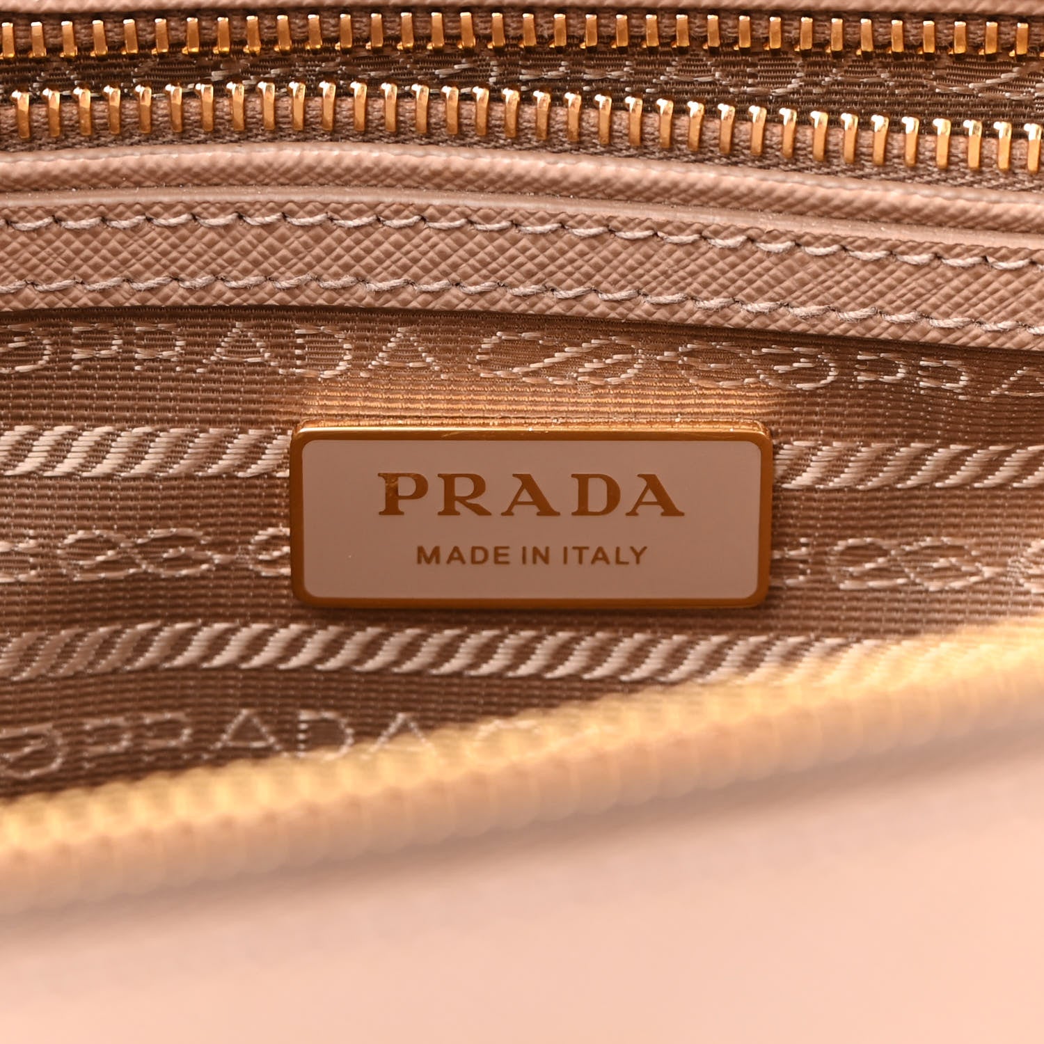 Prada Saffiano Mini Galleria Double Zip Tote Cammeo 7 of 10