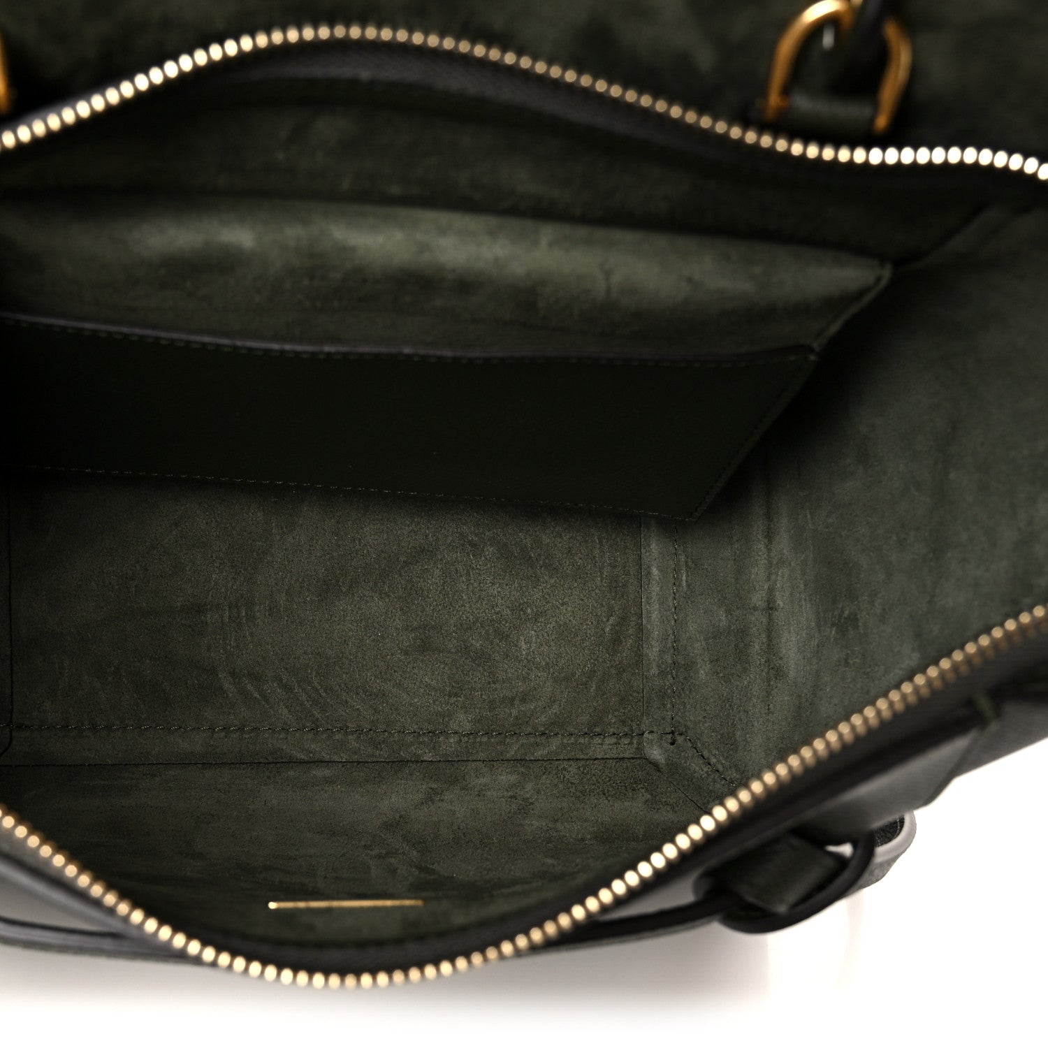 Celine Grained Calfskin Micro Belt Bag Khaki 5 of 11