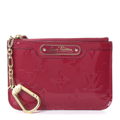 Louis Vuitton Vernis Key Pouch Rose Indien 1 of 7