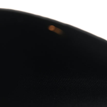 Versace Coated Canvas Calfskin LA Greca Envelope Pouch Black Purple 5 of 6