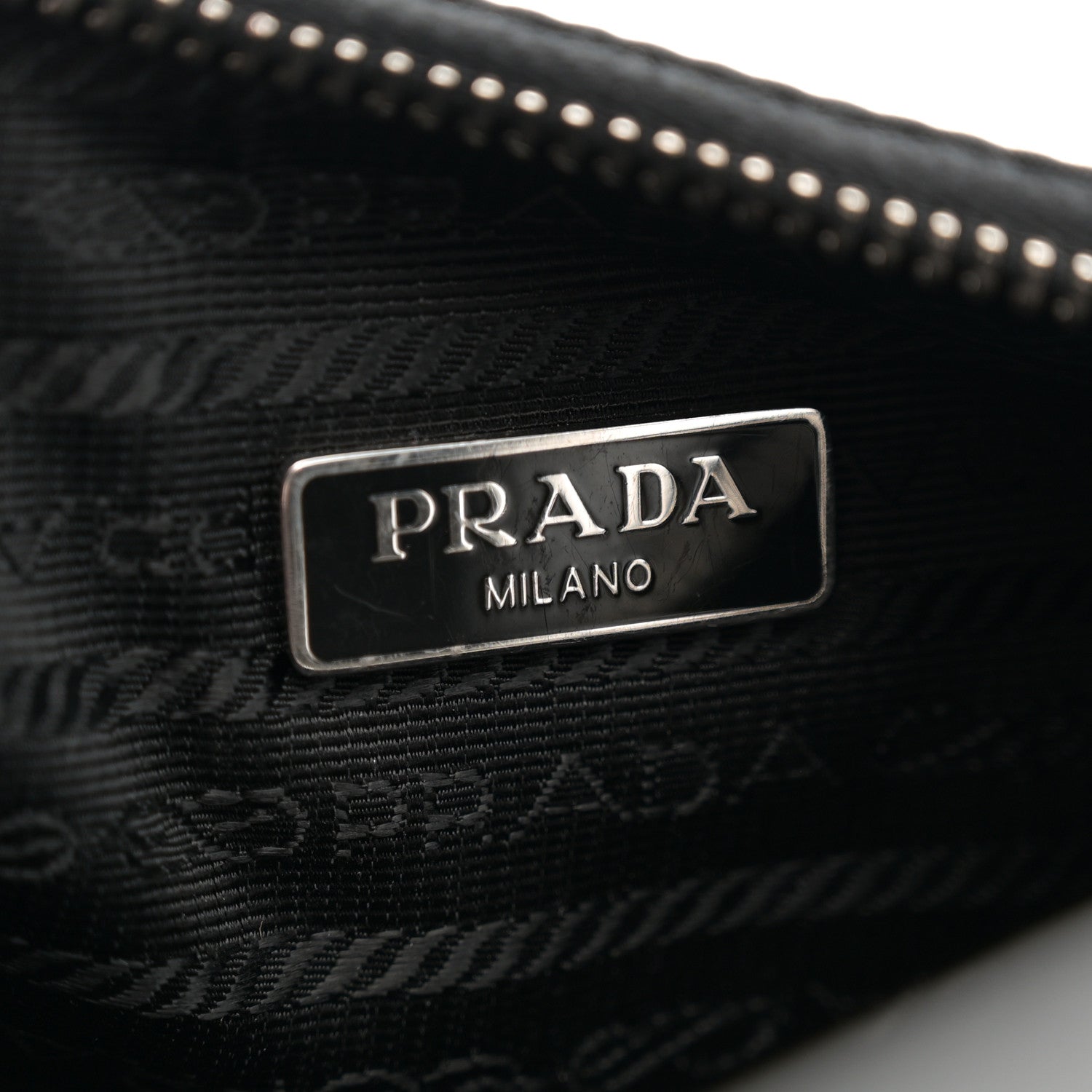 Prada Tessuto Nylon Saffiano Mini Re-Edition 2005 Bag Black 6 of 13